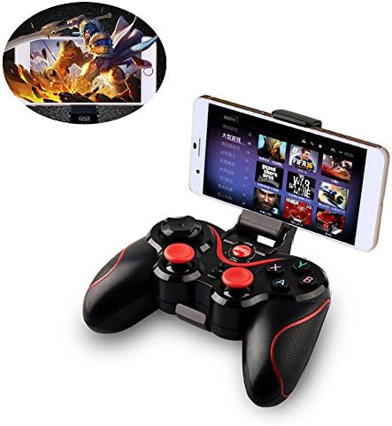 kunlidianzi Bluetooth Gamepad wire wireless Rechargeable Game Controller Support for Smart phone,Pad,TV,TV Box with Android Platform 3.2 and Above
