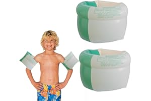 OHREN 1 Paio di ausili per Il Nuoto per Bambini Ali d'Acqua, ausili gonfiabili Imbottiti per Imparare a Nuotare (1-6 Anni, 0-30 kg)