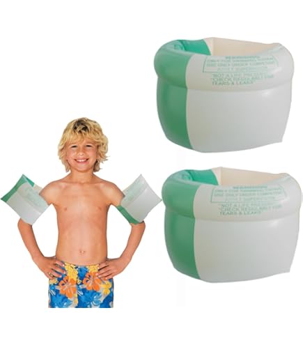 Salvagente Bambino, Brillantini Anello Da Nuoto Bambini, Trasparente A Prova Di Perdite Salvagente Per Bambino 4-9 Anni - Foto 13