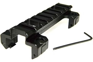 HWZ Aluminum MP5 G3 GSG5 GSG-5 A5 Claw Scope, Red Dot Sight Picatinny Weaver Mount, 8 Slots, 3.5" Long, Works with Walther