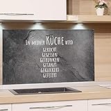 spritzschutz küche glas ikea QUALITÄT: Echtes Glas- kein Acryl! Vorteil: kratzfest, pflegeleicht und kann mit jedem Reinigungsmittel geputzt werden.