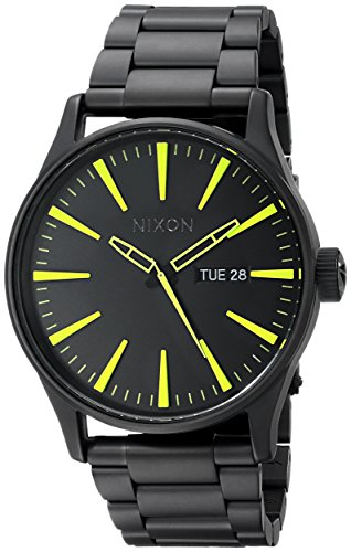 Nixon Herren-Armbanduhr XL The Sentry SS Analog Quarz Edelstahl A3561256-00 Nixon Herren-Armbanduhr XL The Sentry SS Analog Quarz Edelstahl A3561256-00