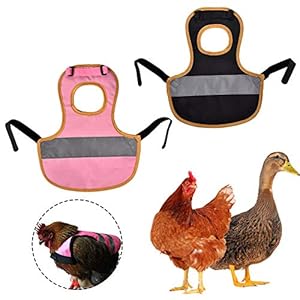 Chaleco para Pollo, Arnés Arnés De Pollo Delantal De Pato Ropa, Chaleco Reflectante De Pollo para Mascotas – Pluma De Protección para Pollo Y Pato