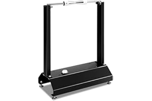 SOARS Equilibradora de Ruedas Moto, Equilibradora con Conos de Centrado Ajustables, Soporte de Equilibrado Portátil, Equilibradora Universal de Ruedas, Equilibradora, Dispositivo de Equilibrado