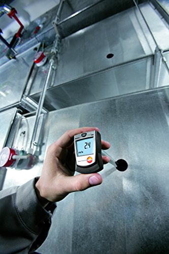 Testo 0560 4053 405 Thermo-Anemometer, mit Kanalhalterung, inklusive Befestigungs-Clip und Batterien - 2