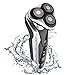 Waterproof Intelligent Rechargeable Triple-head Electric Rotary Shaver With Stainless Steel Blade, Pop-up Trimmer 220V