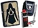 Produktbild Zippo Assassins Creed Black Matte + Zippo POUCH mit Zippo Zubehör und L.B Chrome Stabfeuerzeug (mit CLIP Black Pouch)
