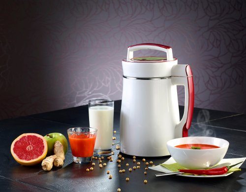 Rosenstein & Söhne Design-Sojamilchbereiter für Getreidemilch, Suppen - 3