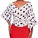 Produktbild Damen V-Ausschnitt Polka Dot gerüscht Langarm Tops Oberteile DOLDOA T-Shirt