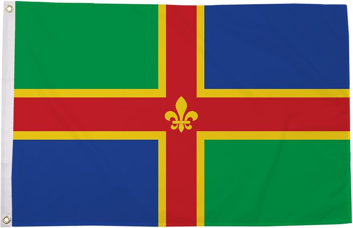 Flagtex Lincolnshire Flag 5ft x 3ft (150cm x 90cm)
