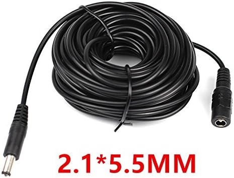 Ondenn 10m(30ft) 2.1x5.5mm DC 12V Power Extension Cable for Cctv Security Cameras Ip Camera Dvr Standalone LED lighting