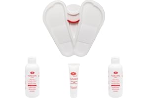 ‎MOSADAL Mosadal Fußpflege Profi Set 4 teilig mit 2x Mosadal Lotion 250 ml, 1x Mosadal Creme Hydratante mit Urea, 1x Mosadal Fußwanne