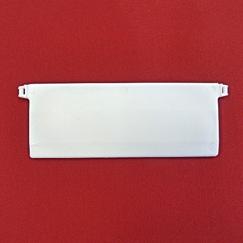 Easy-Shadow - 10 Stück Beschwerungsplatten Gewicht für Lamellenvorhang Stofflamellen Breite 127 mm – Vertikal Lamellen Vorhang / Vertikal Jalousie / Vertikaljalousie / Vertikal-Anlage / Vertikalanlage / Vorhang-Lamellen 127mm - weiß
