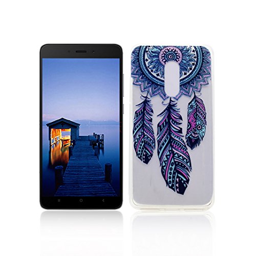 Funda XiaoMi RedMi Note 4 Carcasa Protectora OuDu Funda para XiaoMi RedMi Note 4 Caso Silicona TPU Funda Suave Soft Silicone Case Cover Bumper Funda Ultra Delgado Carcasa Flexible Ligero Caja Anti Rasgu  os Casco Anti Choque - Campanas de Viento