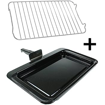 Spares2go Grill Regal Set Für Rangemaster Herd – 2 Stück, 450 X 334 Mm, Chrom, Ersatzteil