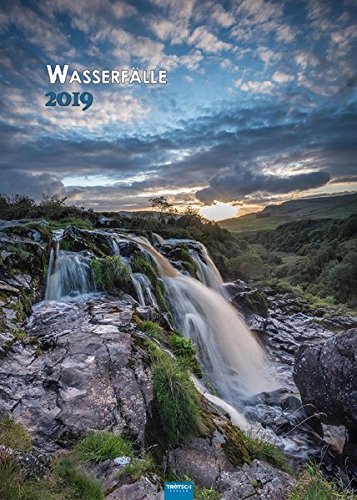 Preisvergleich Produktbild Großbildkalender Wasserfälle 2018 Großformat Wandkalender Naturkalender Landschaftskalender Spiralbindung