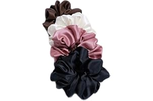 Best Quality Scrunchie for Hair Scrunchies Satin Silk Combo Satin Scrunchie Scrunchies Set Scrunchies for Women ,Girls Multic
