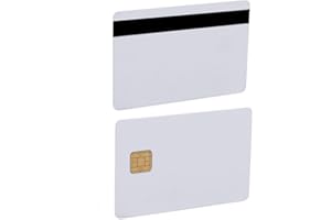 SMARTELF J2A040 Java JCOP Chip Cards JCOP21-40K Java Smart Card with 2 Track 8.4mm HICO Magnetic Stripe (5 Pack)