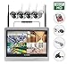 Produktbild EDSSZ 4 Kanäle 960P Wireless IP Kameras System Easy Remote Access IR Tag / Nachtsicht Wasserdichte Kamera, Portable 12 Zoll HD LCD Monitor WIFI NVR KIT, intern gehören 1TB Festplatte WIFI NVR KIT EDS-WIFILCD12-960P-1TB