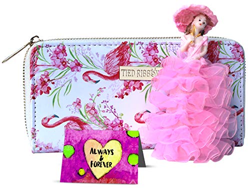 TIED RIBBONS Valentine Gifts for Girlfriend, Wife, Her, Surprise Box (Clutch, Pink Doll Showpiece and Greeting Card)