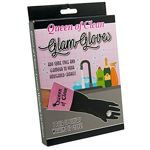 queen of clean washing up gloves by Diabolical Gift People