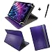 Produktbild Tablet Tasche für Archos 101 Platinum 3G 2017 Schutz Hülle Etui Case + Touch Pen - 10.1 Zoll Lila