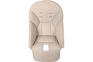 TUXXJZM Funda para trona de bebé, funda de cojín para silla de comedor para bebé, cojín de asiento de piel sintética, funda de repuesto para Peg Perego, Siesta Zero3, Baoneo, Kosmic Jané