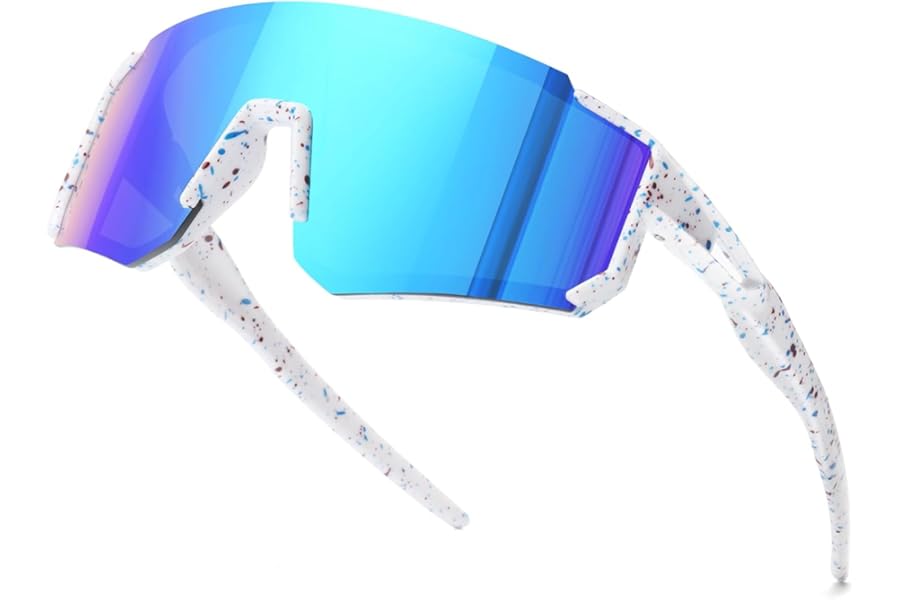 LuminaVerde Children's Sunglasses, Sports Sunglasses Youth Baseball For Boys Girls UV Protection