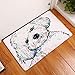 Produktbild Aishankra Hund Tür Eingang Fußmatte Bodenmatte Küche Schlafzimmer Badezimmer Teppiche Anti-Rutschigen Teppich,D,2'0''X2'6''/50X80CM