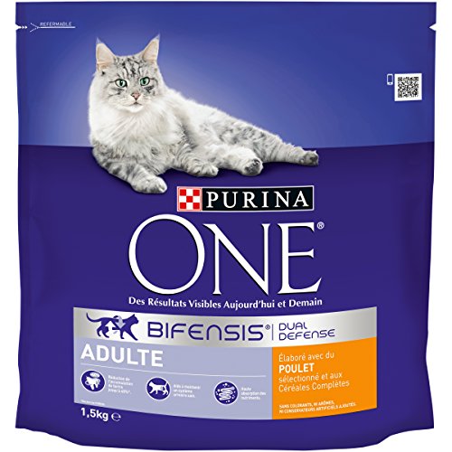 Purina-One-Chat-Croquettes-pour-Chat-Adulte-PouletCrales-Compltes-15-kg