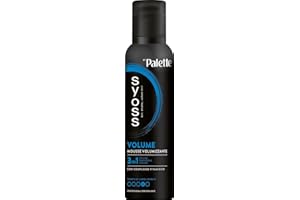 Syoss Palette Volume Mousse Volumizzante 250ml, Schiuma capelli ricci 3-in-1 che acconcia, protegge e ripara, Spuma capelli ricci con complesso vitaminico adatta per il "Curly Hair Method"*