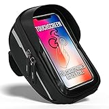 IST EXTRA WASSERDICHT - Solltest Du während eines Regenschauers mit dem Fahrrad unterwegs sein, ist all Dein Fahrradzubehör sicher aufbewahrt! Vom Außenmaterial bis zum Reißverschluss: Die gesamte Fahrradlenkertasche Handy ist komplett wasserdicht!