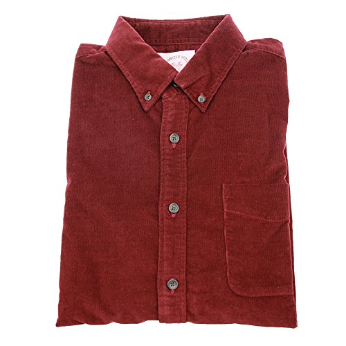 Bii Free - Chemise Casual - avec Boutons - Manches Longues - Homme - Rouge - XX-Large