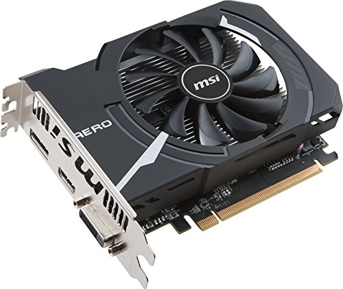MSI Radeon 560 Aero ITX 4G OC - Tarjeta gráfica (tamaño ITX, 4 GB de Memoria GDDR5)