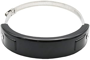 Lechnical Motorcycle Exhaust Protector 100mm-160mm Oval Can Cover Round Exhaust Guard Cover