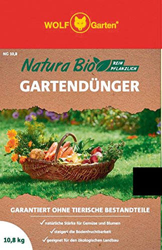 Preisvergleich Produktbild Gartendünger „Natura Bio“ WOLF GARTENDÜNGER NG 10,8 3734755