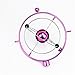 BOJIN Planet Kinetic Mobile Desk Toy - Electronic Perpetual Motion - Pink