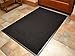 Produktbild Maschinenwaschbar schwarz schwere Qualität rutschfeste strapazierfähig Barrier Matte., schwarz, 90 x 150 cm