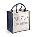 Medium Jute Bag Baby Stuff I Used To Be Fun Navy Blue Bag Mothers Day New Mum Birthday Christmas Present Nappy Bag Changing Bag