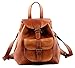 Produktbild LE BAROUDEUR Braun PAUL MARIUS Ledertasche kleine Rucksack knapsack Unitasche