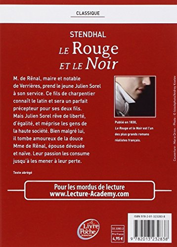 Le rouge et le noir - Texte Abrégé