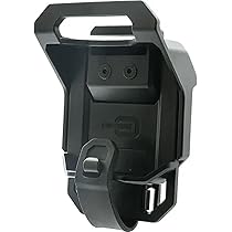 HipLok FB1AB - Supporto Porta Lucchetto Per Bici, Adatto A Tutti I D-Lock, Fissaggio Al Portaborraccia, Nero