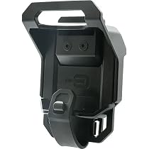 HipLok FB1AB - Supporto Porta Lucchetto Per Bici, Adatto A Tutti I D-Lock, Fissaggio Al Portaborraccia, Nero