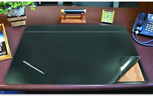Artistic Office Products 19" x 24" Hide-Away Lift Top Desk Organizer Pad - Helps meet HIPAA compliance, Black
