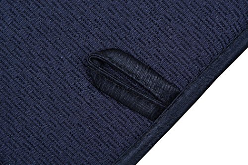 Sinland Microfaser Abtropfmatte Geschirr Trocken Matte für Geschirr Obst und Gemüse 40cmx46cm Black - 2