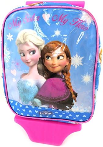 Small school trolley 'Frozen - Reine Des Neiges'blue pink (27x23x12 cm (0.00''x9.06''x4.72'') ).