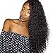 Produktbild JIYCZK Water Wave Lace Front Perücken Locken Curly Wigs Naturlich Brasilianisches Remy Echthaar Verstellbar Perücken Für Schwarz Frauen(180% Density) 24 Zoll