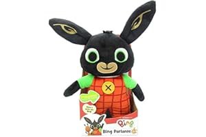 Giochi Preziosi Bing Peluche Parlante Altezza 33 cm, Giochi Bambini 0 Mesi +, Peluche Neonato, Ripete le Sue Frasi Preferite con la Voce Originale, Ideale per Compagnia Durante la Nanna