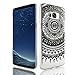 Produktbild Samsung Galaxy S8 Hülle, Ontseev [Schwarz Mandala Muster Design] Stoßfest TPU + PC Hybrid Schutzhülle Durchsichtig Anti-Kratzer Handyhülle Slim Crystal Backcover Case für Samsung Galaxy S8 SM-G950F