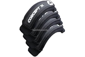 CONCEPT X Footstrap Ultimate Black 4er Set